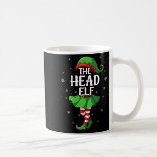 Womens Head Elf Christmas Girls Women Elf Squad Xm Coffee Mug