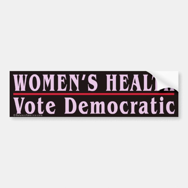 Women's Health 1 Bumper Sticker (Front)