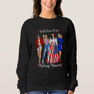 Womens Hen Do Girls Trip Sassy Womens Batcherolett Sweatshirt