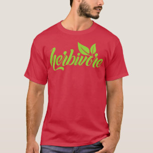Womens Herbivore Vegan Vegetarian Veganism PlantBa T-Shirt