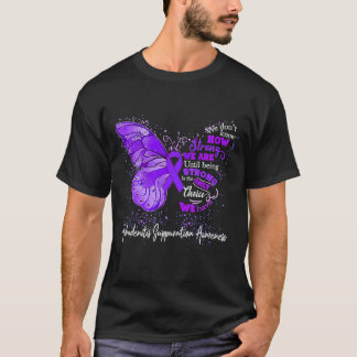 Womens Hidradenitis Suppurativa Awareness Purple B T-Shirt
