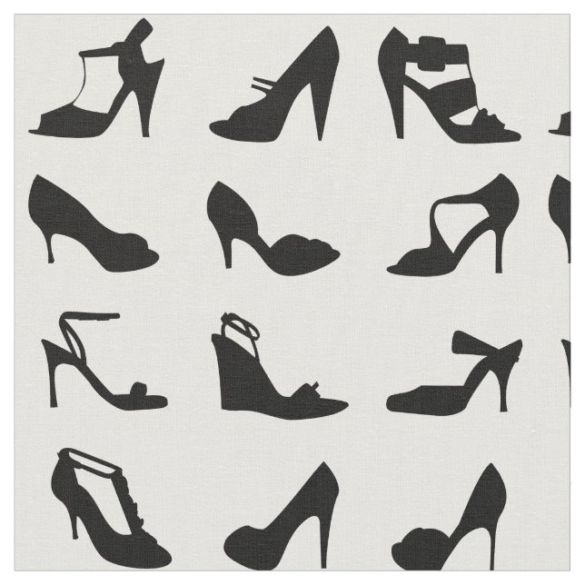 Women's High Heel Shoes Fabric (Close Up)