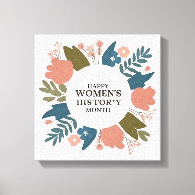 Women's History Month Canvas Print (Front)