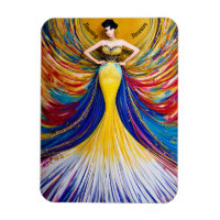 Women's History Month, Elegant Woman Magnet