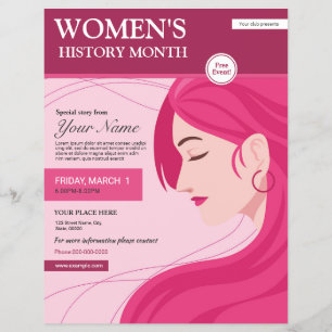 Womens History Month Flyer