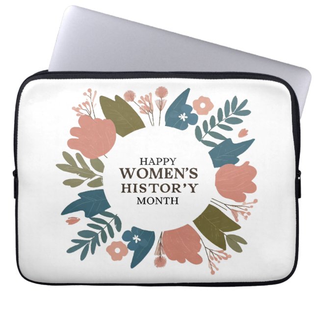 Women's History Month Laptop Sleeve (Front)