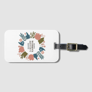 Women's History Month Luggage Tag