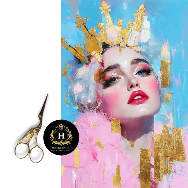 Womens History Month Modern Royalty Decoupage Tissue Paper (Creator Uploaded)