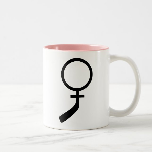 Women's Hockey Two-Tone Coffee Mug (Right)