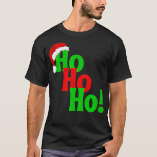 Womens HoHoHo, Merry Christmas VNeck T-Shirt