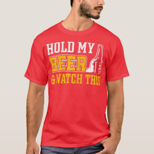 Womens Hold My Beer And Watch This Beers Drunk Bee T-Shirt
