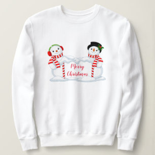 Womens Holiday Sweatshirt-Snowman Sweatshirt