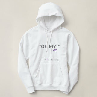 Women's Hoodie Purple Text