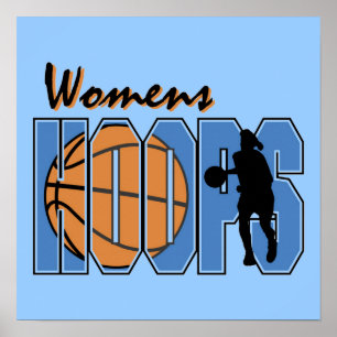 Women's Hoops T-shirts and Gifts Poster
