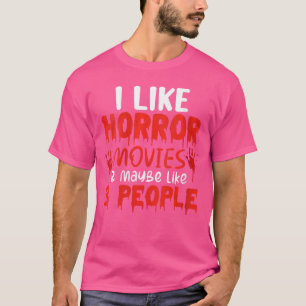 Womens Horror Movie Gift Idea Scary Moviesrue Crim T-Shirt