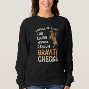 Womens Horse Riding Owner Outfit Equestrian Horse Sweatshirt