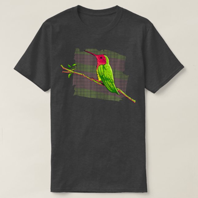 Womens Hummingbird Art Gift  T-Shirt (Design Front)
