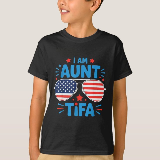 Womens I Am Aunt Tifa Tee  (Front)