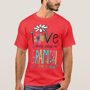 Womens I Love Being Called Grammi Sunflower Gifts  T-Shirt
