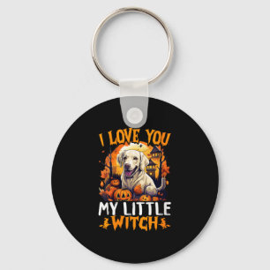 Women's i love you my little witch key ring