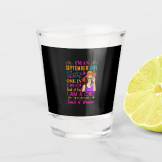 Womens I’m a September Girl | Birthday Gift Shot Glass