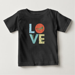 Womens Iguana Lover Gift Iguana Mum Dad Reptile Baby T-Shirt