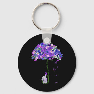 Womens Ill Remember For You Purple Elephant Heimer Key Ring