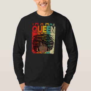 Womens I'm A May Girl Queen Proud Melanin Juneteen T-Shirt