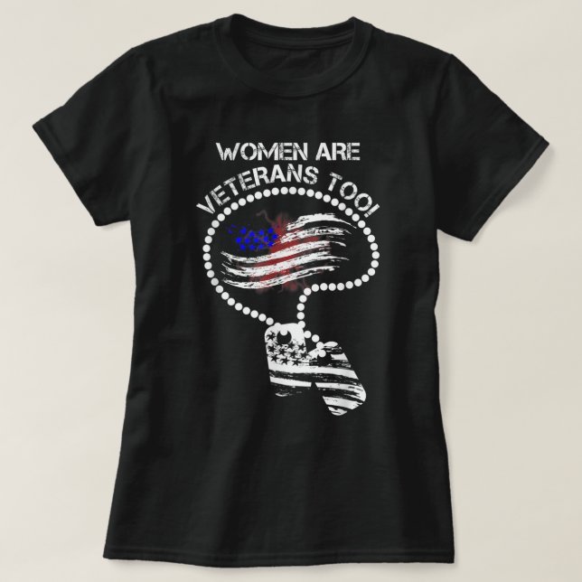 Womens I'm A Mum Grandma And A Veteran Nothing Sca T-Shirt (Design Front)