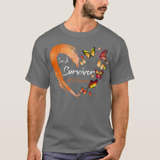 Womens I'm A Survivor ADHD Awareness Orange Butter T-Shirt