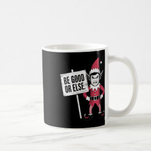 Womens I'm An Angry Elf Cute Funny Grouchy Be Good Coffee Mug