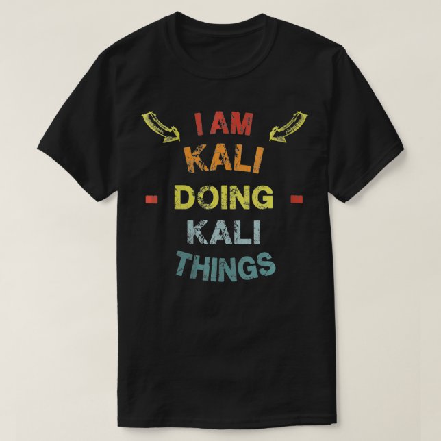 Womens I'm Kali Doing Kali Things Cool Funny Chris T-Shirt (Design Front)