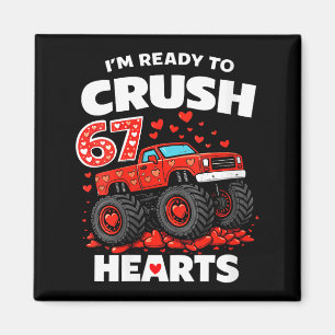 Women's I'm Ready To Crush 67 Hearts Truck Valenti Magnet
