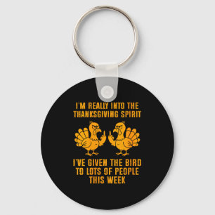 Womens I'm Really Into The Thanksgiving Srit I've Key Ring