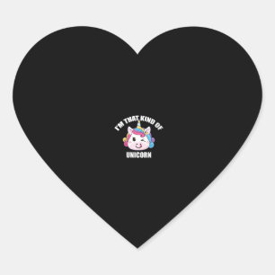 Womens I'm that kind of unicorn - Swingers Lifesty Heart Sticker