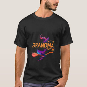 Womens I'm The Grandma Witch Funny Halloween Match T-Shirt