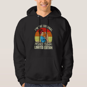 Womens I'm The Original Since 1984  Cool Style Ret Hoodie