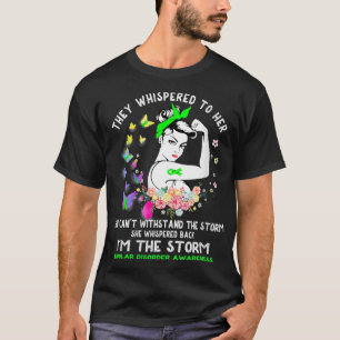 Womens I'm The Storm Bipolar Disorder Awareness  V T-Shirt