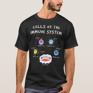 Womens Immunology Lover Cells Of the Immune System T-Shirt