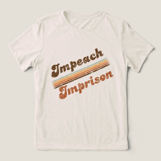 Women's Impeach | Imprison Front & Back Tee (Design Front)