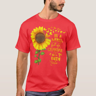 Womens In a World Full of Grandmas Be a Didi Famil T-Shirt
