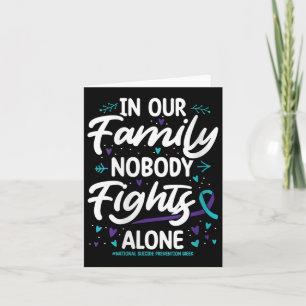 Womens In Our Family Nobody National Suicide Preve Card