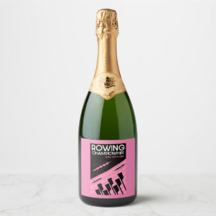 Women's International Rowing Sparkling Wine Label