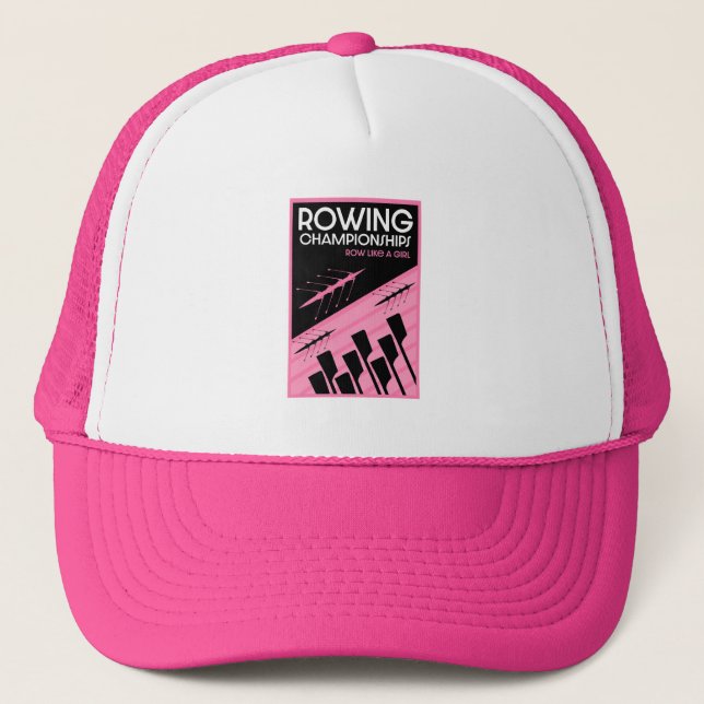 Women's International Rowing Trucker Hat (Front)