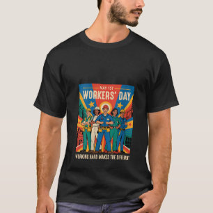 Womens International Worker Labour Day 2025 1st Ma T-Shirt