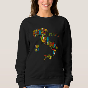 Womens Italy Country Italy Italian Boots   1 Sweatshirt