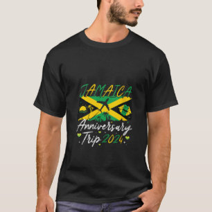 Womens Jamaica Anniversary Trip 2024 Couple Summer T-Shirt
