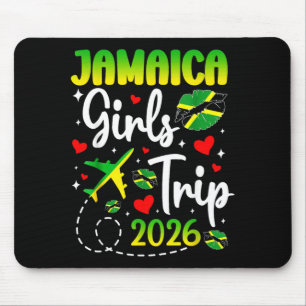 Womens Jamaica Girls Trip 2026 Summer Vacation Mouse Pad