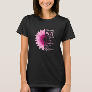 Womens January Girl 1941 TShirt 82 Years Old 82nd