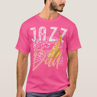 Womens Jazz Dad - Saxophone T-Shirt